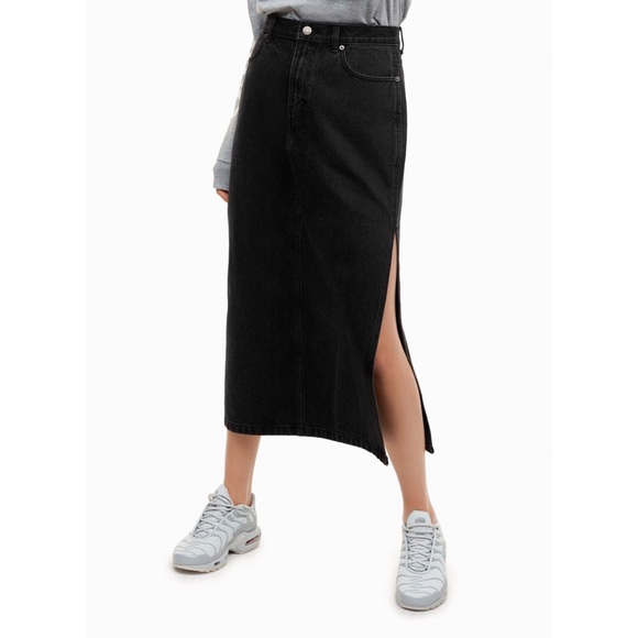 Aritiza TNA Durrell A Line Denim Skirt - Picture 2 of 8